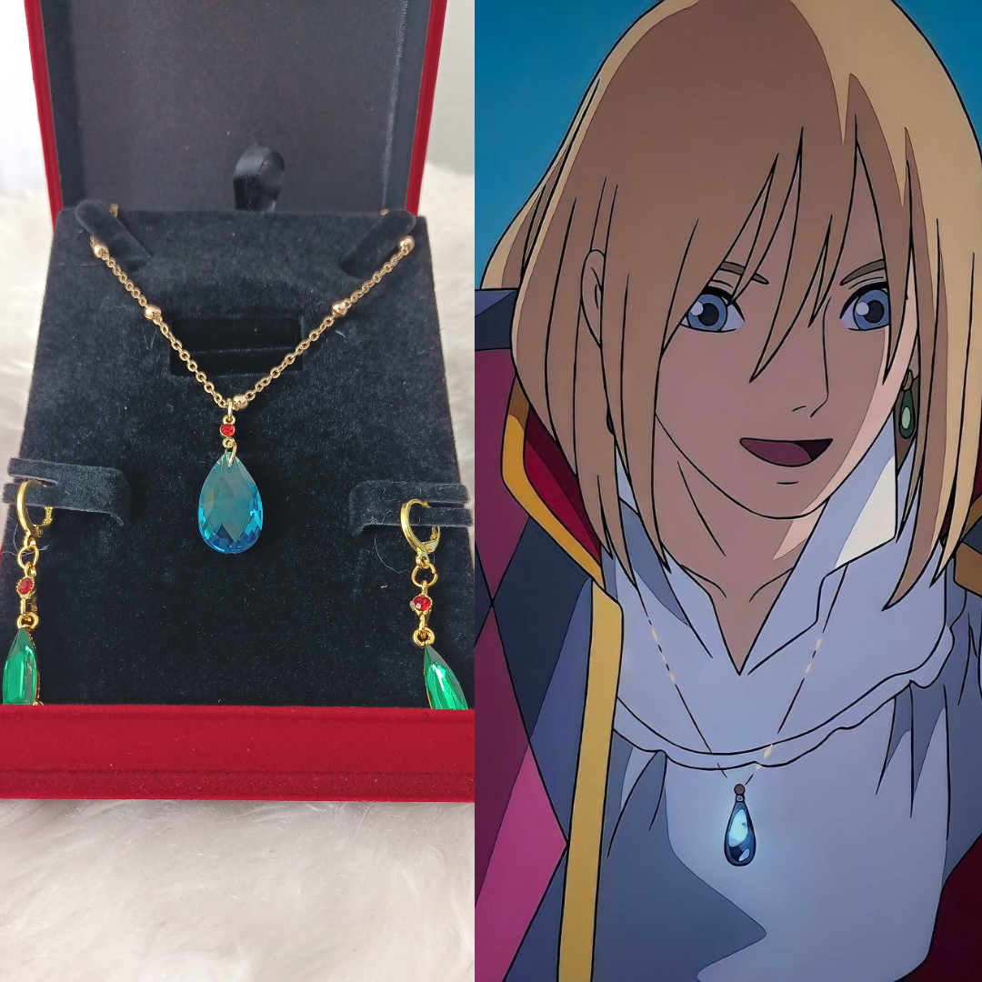Collar y aretes de Howl