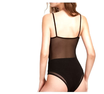 Sheer Marquisette Bodysuit